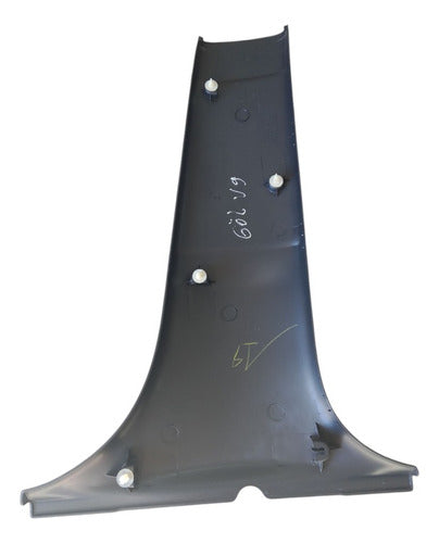 Acabamento Coluna Central Moldura Inferio Esquerdo Vw Gol - Preto