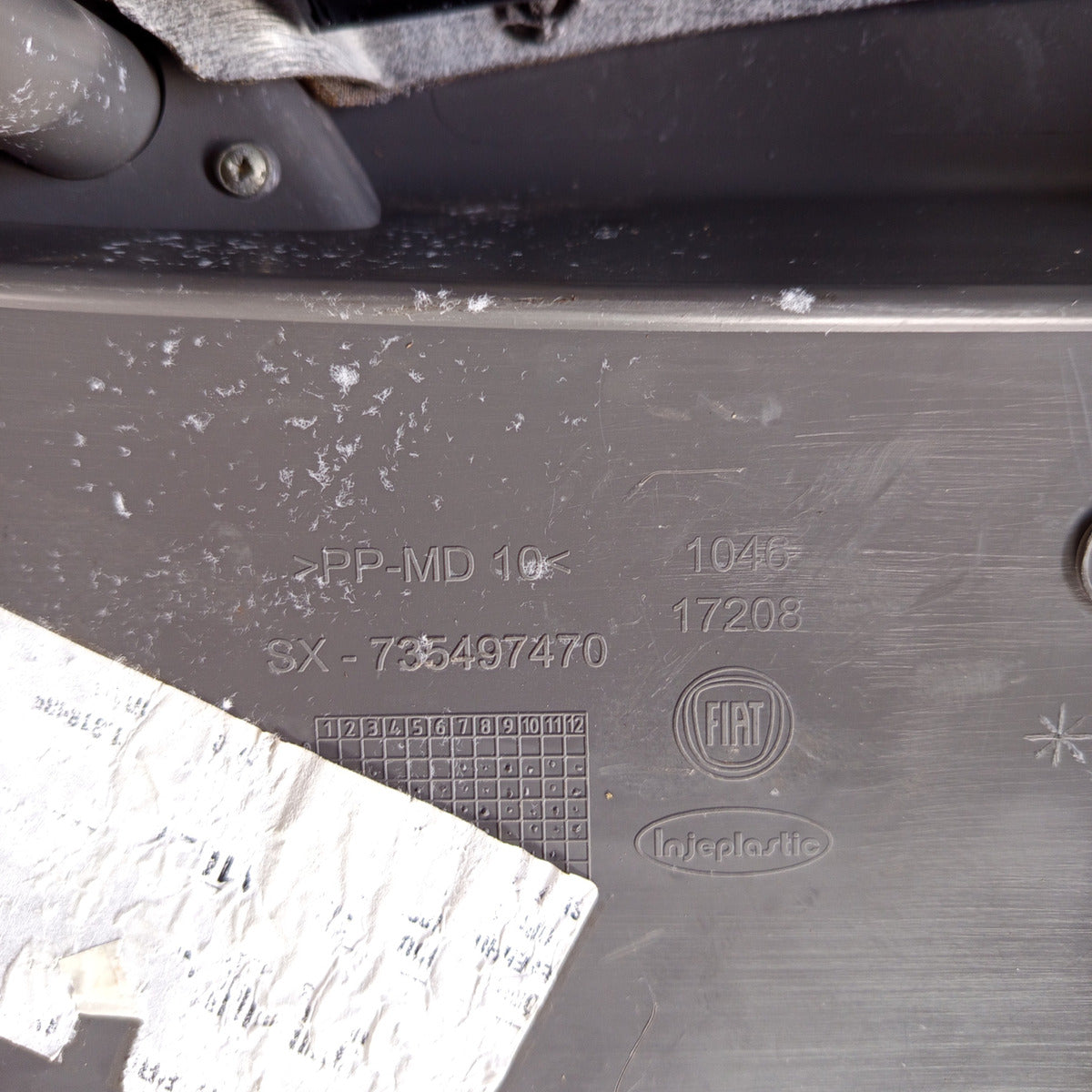 Forro Porta Dianteiro Esquerdo Fiat Palio Grand Siena 12/18. Preto