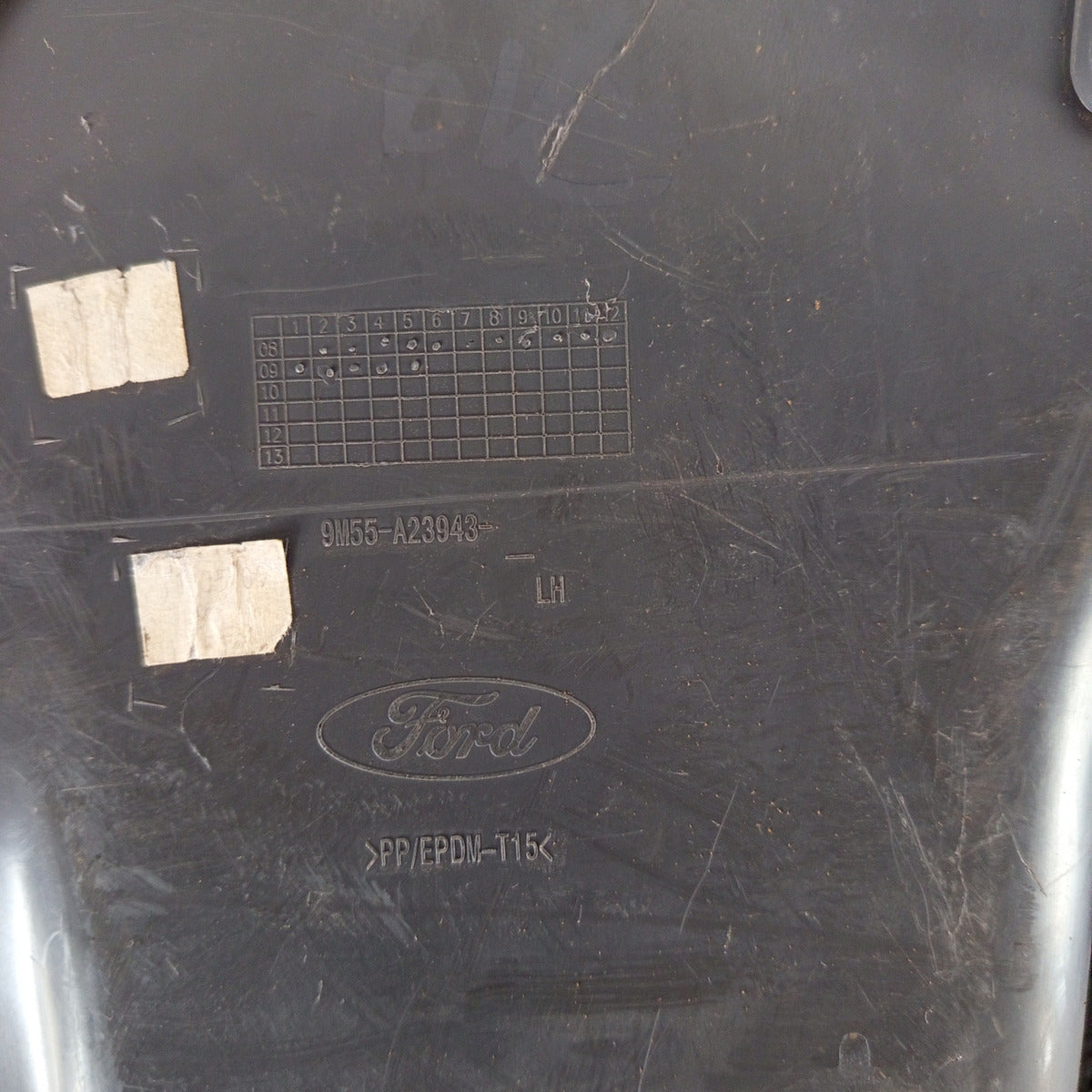 Forro Porta Dianteira Esquerda Ford Focus 2008 2010 2012 Cinza-escuro