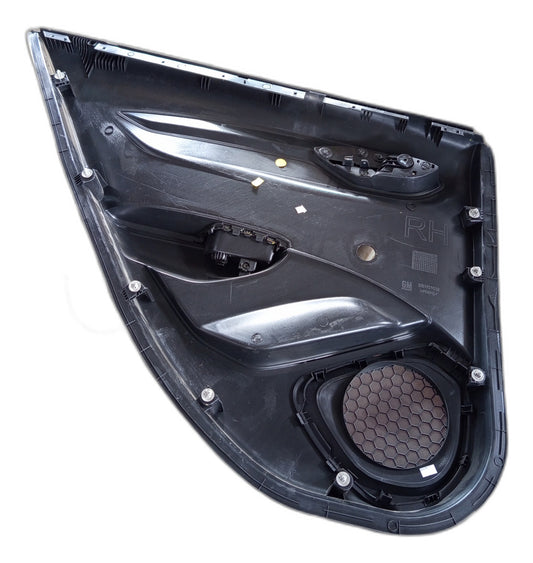 Forro De Porta Traseira Direita Chevrolet Onix 2013 A 2019 Preto