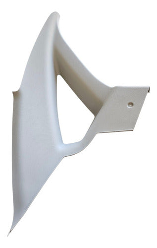 Acabamento Coluna Lado Esquerdo Fiat Grand Siena Usado - Branco