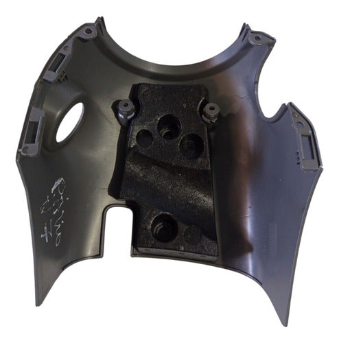 Moldura Inferior Coluna Acabamento Direção Siena 2013 A 2015 - Cinza