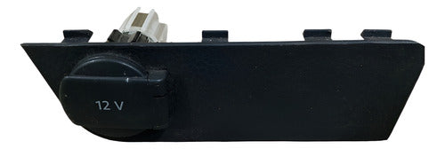 Tomada Moldura 12v Acendedor G7 Vw Sa Gol Voyage 2017 A 2019 Preto