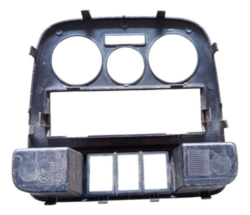 Moldura Painel Central Rádio Vw Gol Saveiro 2008