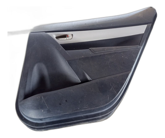 Forro De Porta Traseira Toyota Corolla 2015 A 2019 Preto