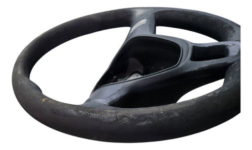 Volante Direção G7 Vw Fox Gol Saveiro 2017 A 2021 Preto