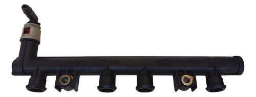 Flauta Injeção Bico 1.0 Injetor Fiat Palio Uno 2002 A 2007