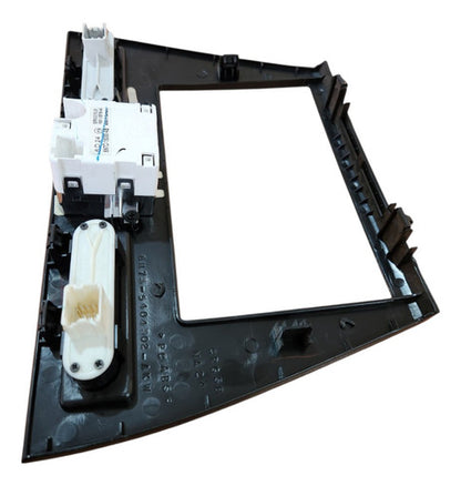 Moldura Rádio Relógio Ford Fusion 07/2009 - Preto