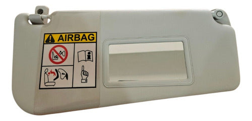 Quebra Sol Passageiro C/ Espelho Grand Siena Original Usado