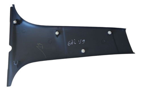 Acabamento Coluna Central Moldura Inferio Esquerdo Vw Gol - Preto