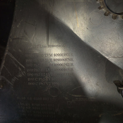 Forro Porta Dianteira Renault Sandero Expression 2011 Cinza-escuro