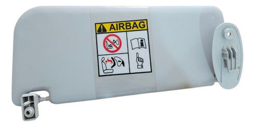 Quebra Sol Passageiro C/ Espelho Grand Siena Original Usado