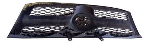 Grade Dianteira Toyota Hilux 2005/2008. Preta Friso Cromado - Cromado