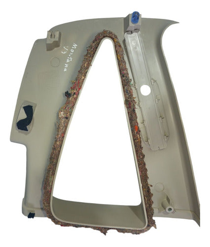 Moldura Coluna Cinto Lado Direito Gm Montana - Cinza