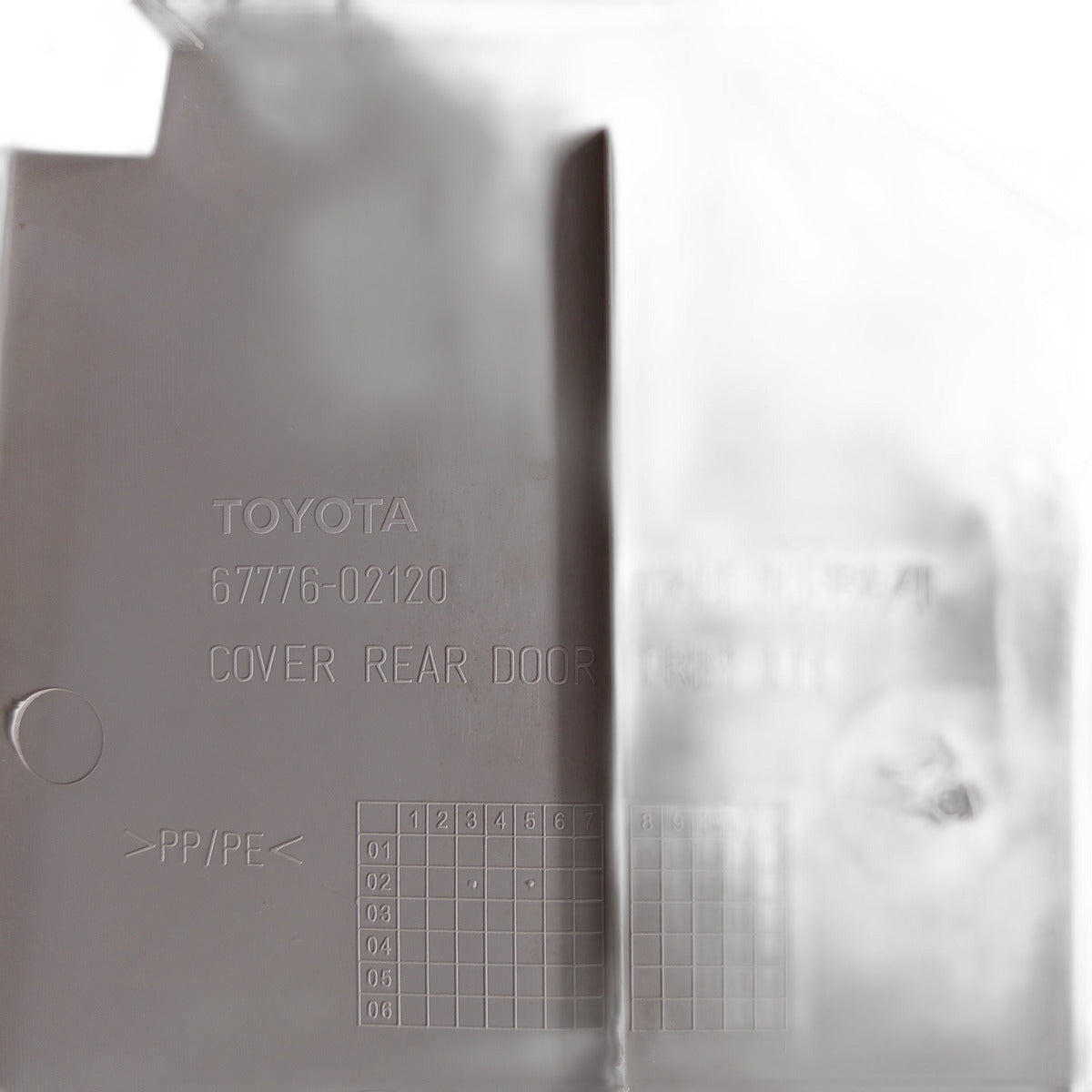 Forro De Porta Traseiro Esquerdo Toyota Corolla 2005 A 2007