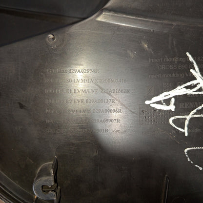 Forro Porta Traseira Direita Renault Sandero 2007 A 2013 Cinza-escuro