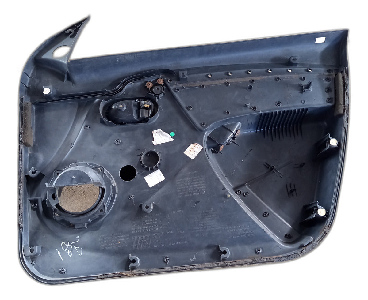 Forro Porta Dianteira Esquerda Renault Sandero 2009 2012 Cinza-escuro