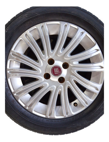 Roda Original C/ Pneu Usado Fiat Grand Siena R16