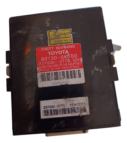 Modulo Alarme Toyota Hilux Ano 2005 A 2015