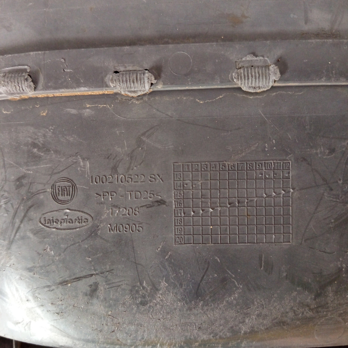 Forro De Porta Traseiro Esquerdo Fiat Strada 2014 A 2016