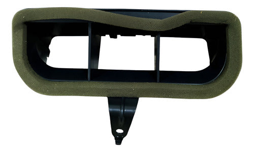 Moldura Duto Ar Acabamento Vw Gol Saveiro Voyage 2012 A 2015 - Preto