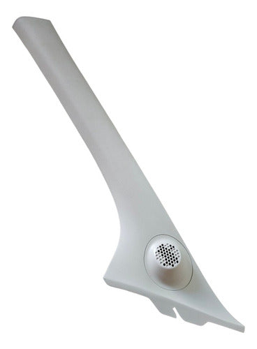 Coluna Moldura Parabrisa Acabamento, Grand Siena 2013 A 2017 - Branco