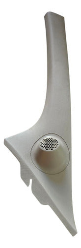 Coluna Moldura Parabrisa Acabamento, Grand Siena 2013 A 2017 - Branco