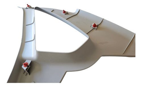 Acabamento Coluna Lado Esquerdo Fiat Grand Siena Usado - Branco