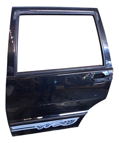 Porta Traseira Esquerda Fiat Uno Mille Way 2005/2011 - Traseira - Esquerdo