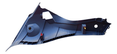 Moldura Coluna Traseira Esquerda Fiat Palio Usado Original - Cinza-escuro