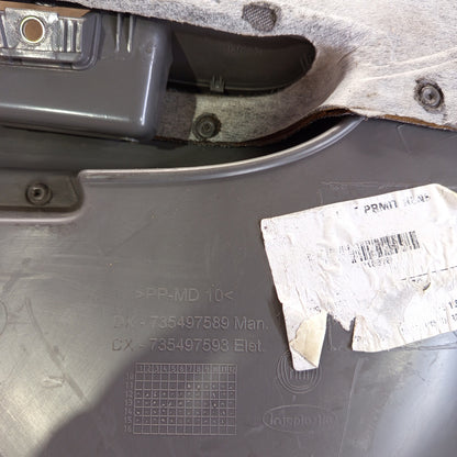 Forro Porta Traseiro Lado Direito 1.0 Fiat Palio 2012 A 2018 Cinza-escuro