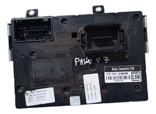 Caixa Fusível Body Computer Fiat Palio 2015