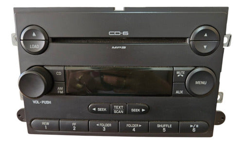 Som Automotivo Cd Player Ford Fusion 2007 Original Usado Preto